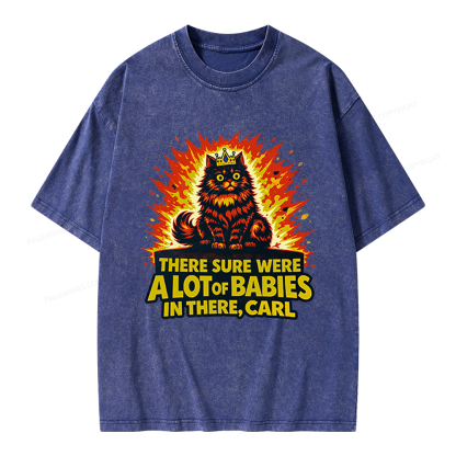 Pagewings A Lot Of Babies In There Unisex Washed T-shirt