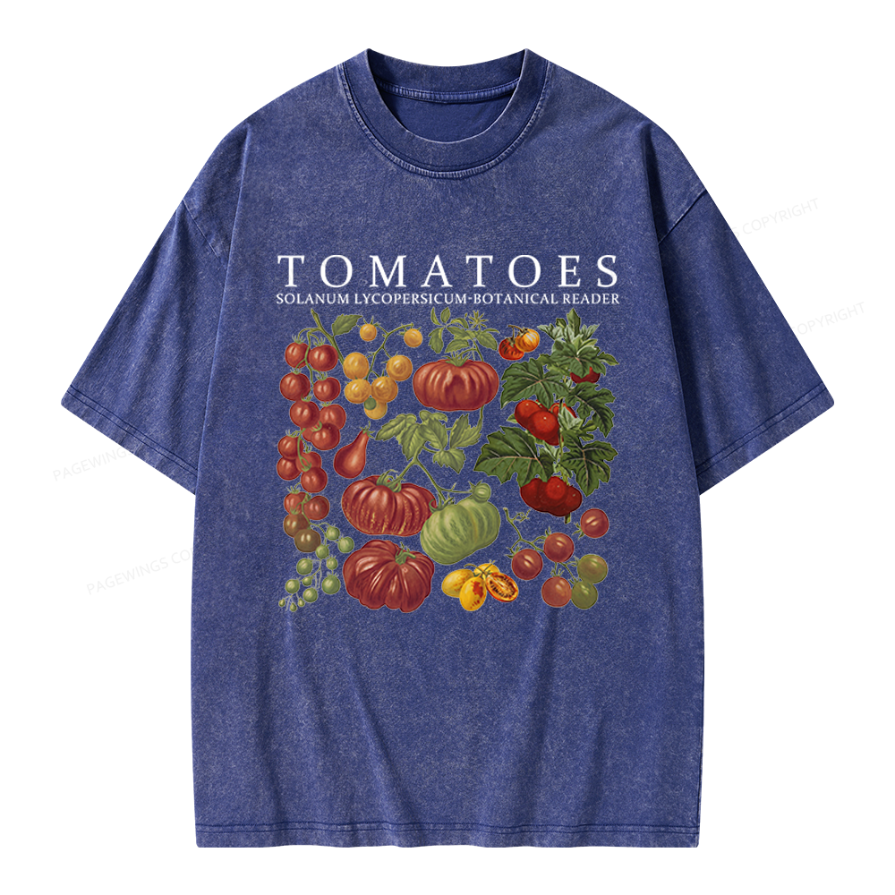 Pagewings Botanical Reader Unisex Washed T-shirt