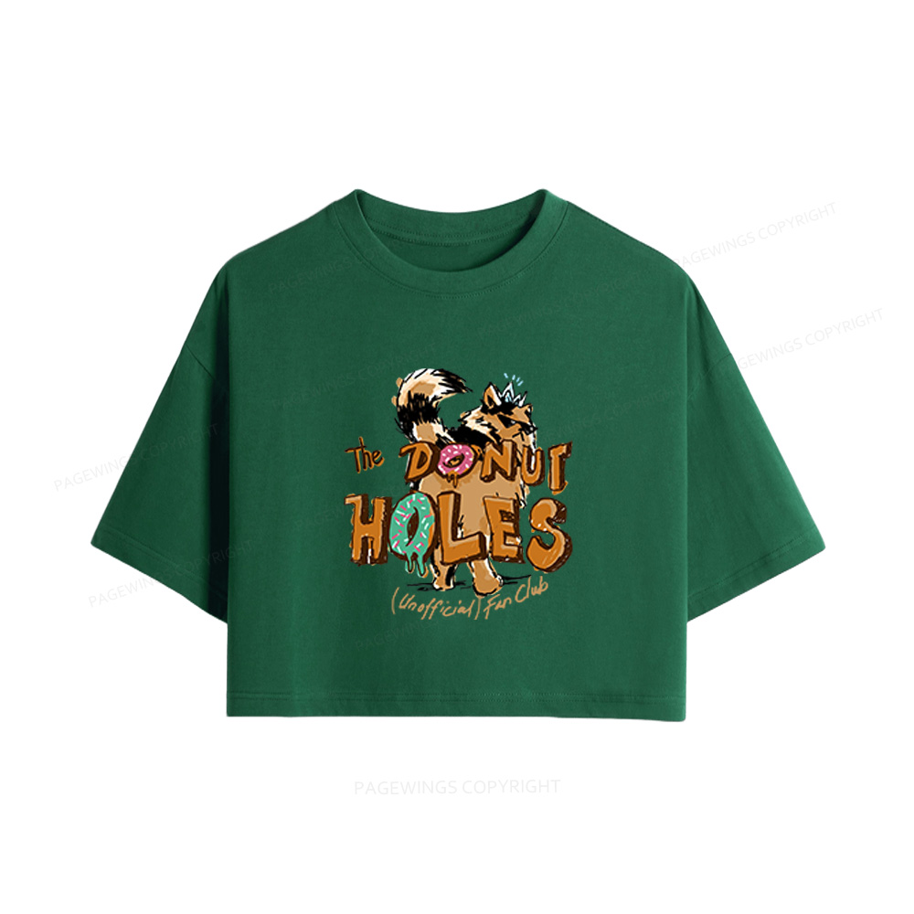 Pagewings Donut Holes Women Crop Tops