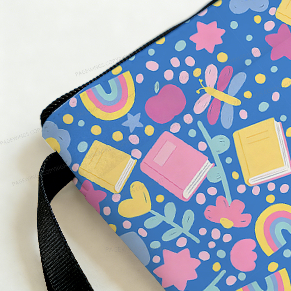 Pagewings Square Neck Floral Book Sleeve