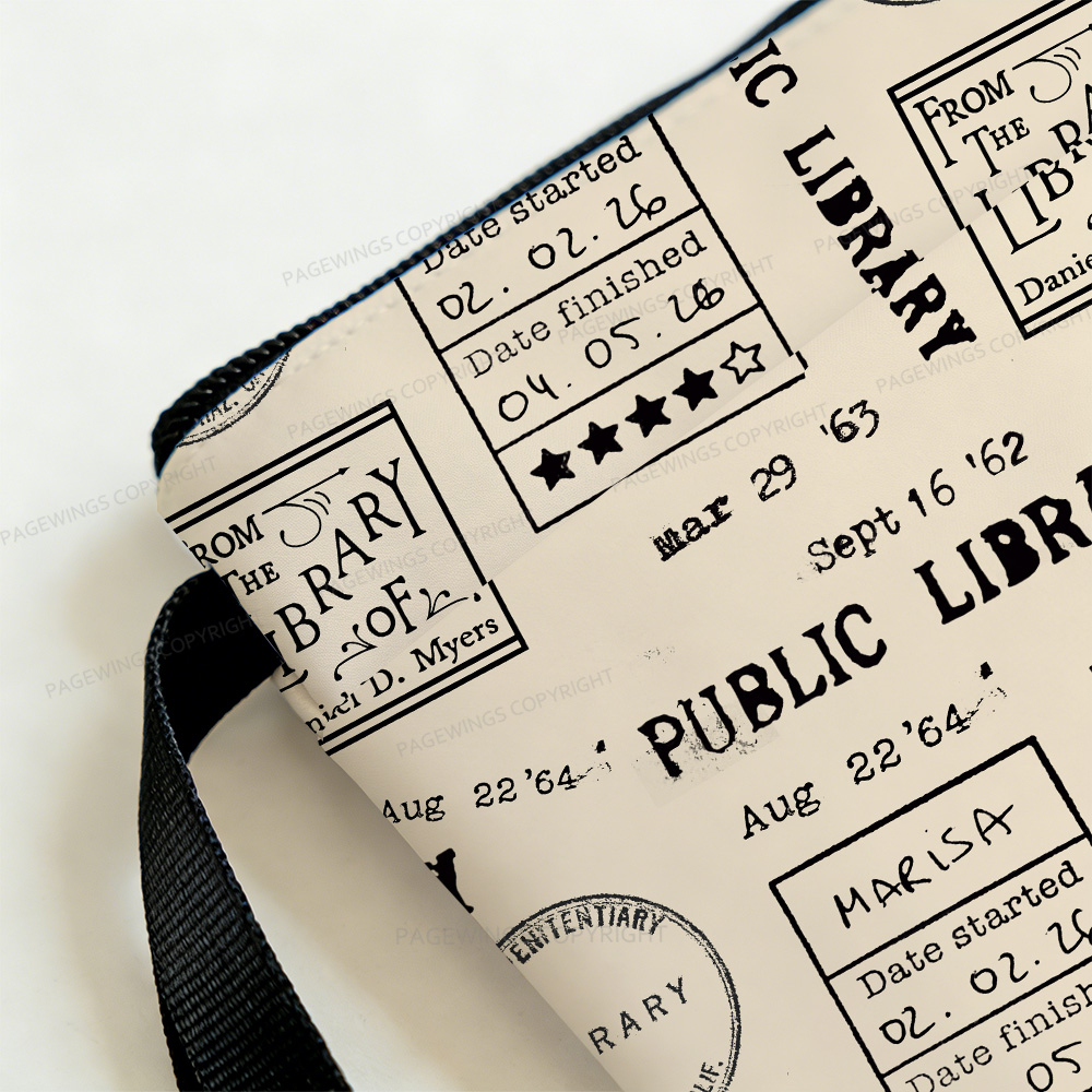 Pagewings Public Library Book Sleeve