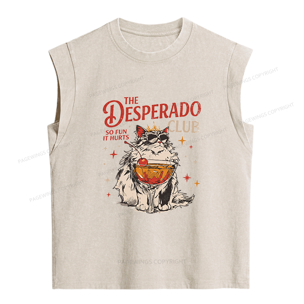 Pagewings Desperado Club Women's Washed Tank Top