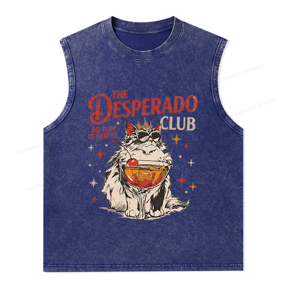 Pagewings Desperado Club Unisex Washed Tank Top