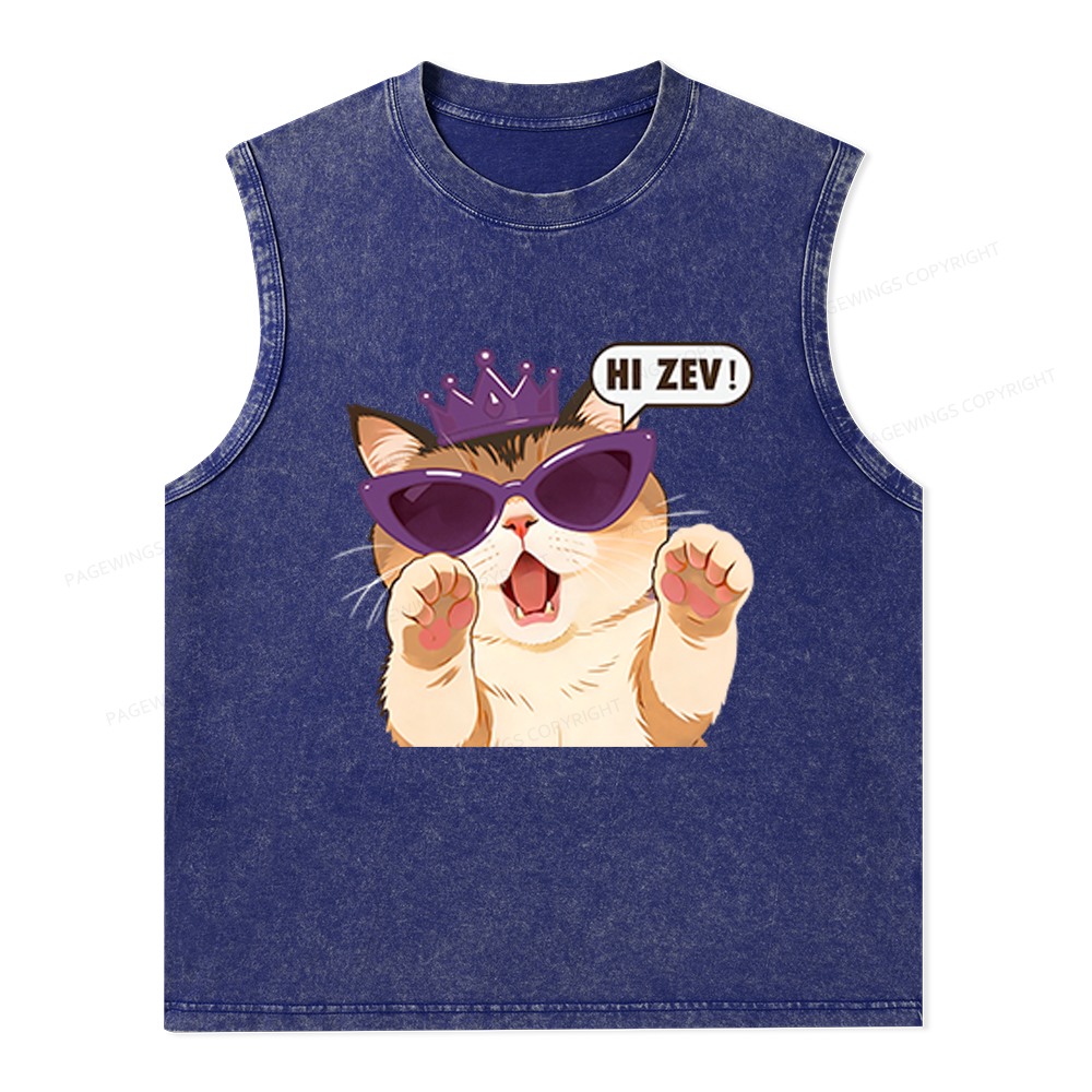 Pagewings Sci-Fi Book Lover Unisex Washed Tank Top
