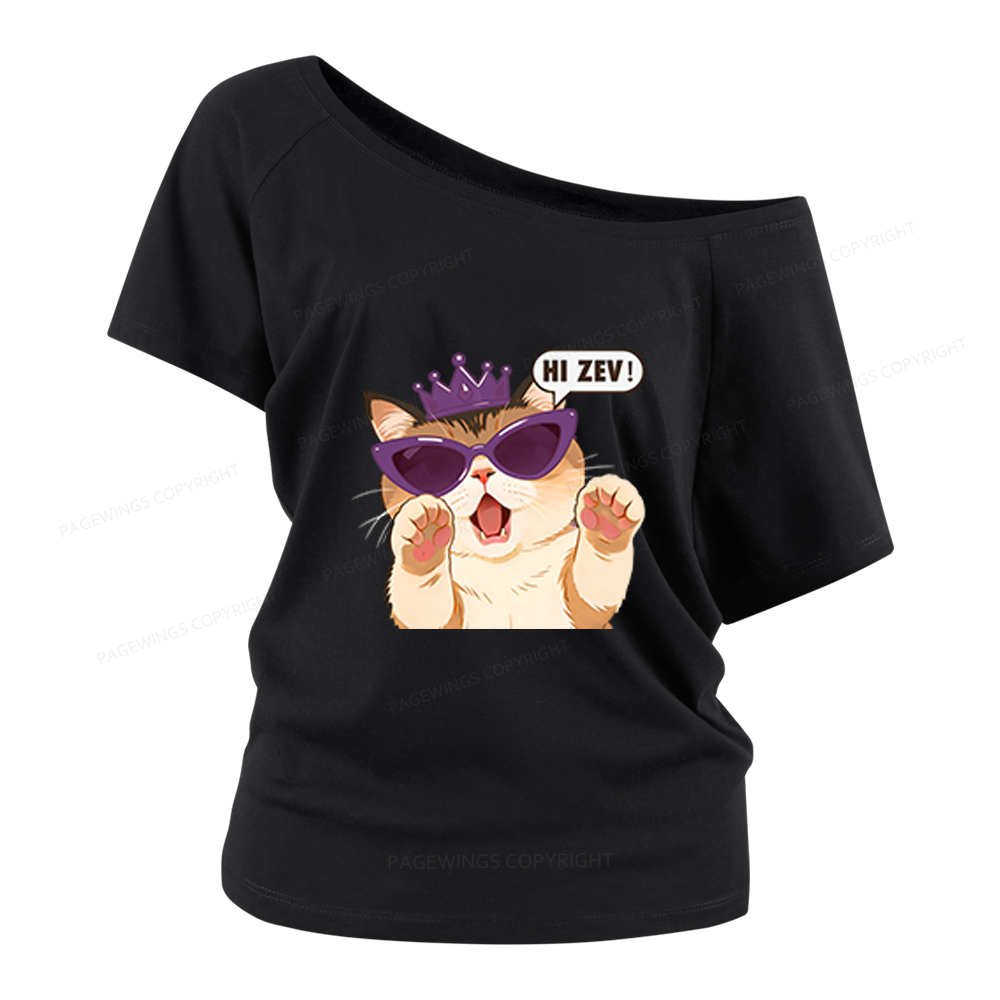 Pagewings Sci-Fi Book Lover Women Off Shoulder T-shirts