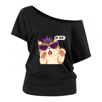 Pagewings Sci-Fi Book Lover Women Off Shoulder T-shirts