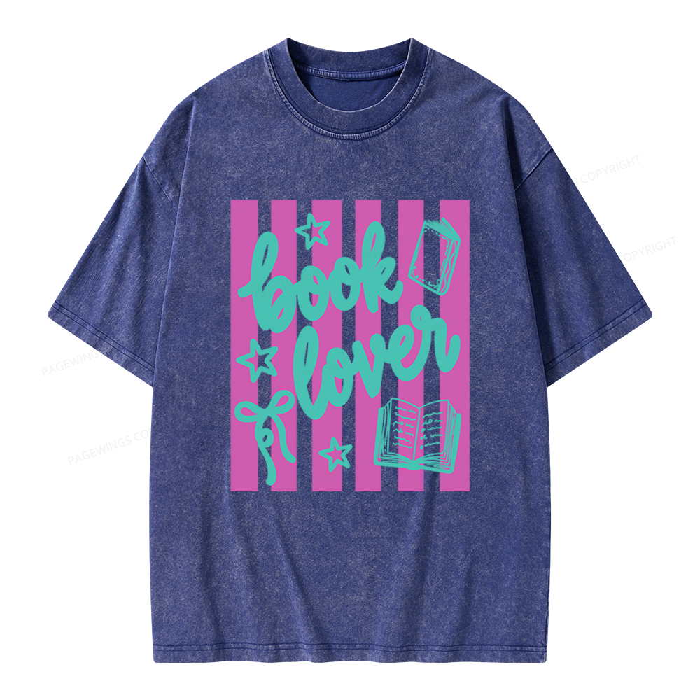 Pagewings Book Lover Unisex Washed T-shirt