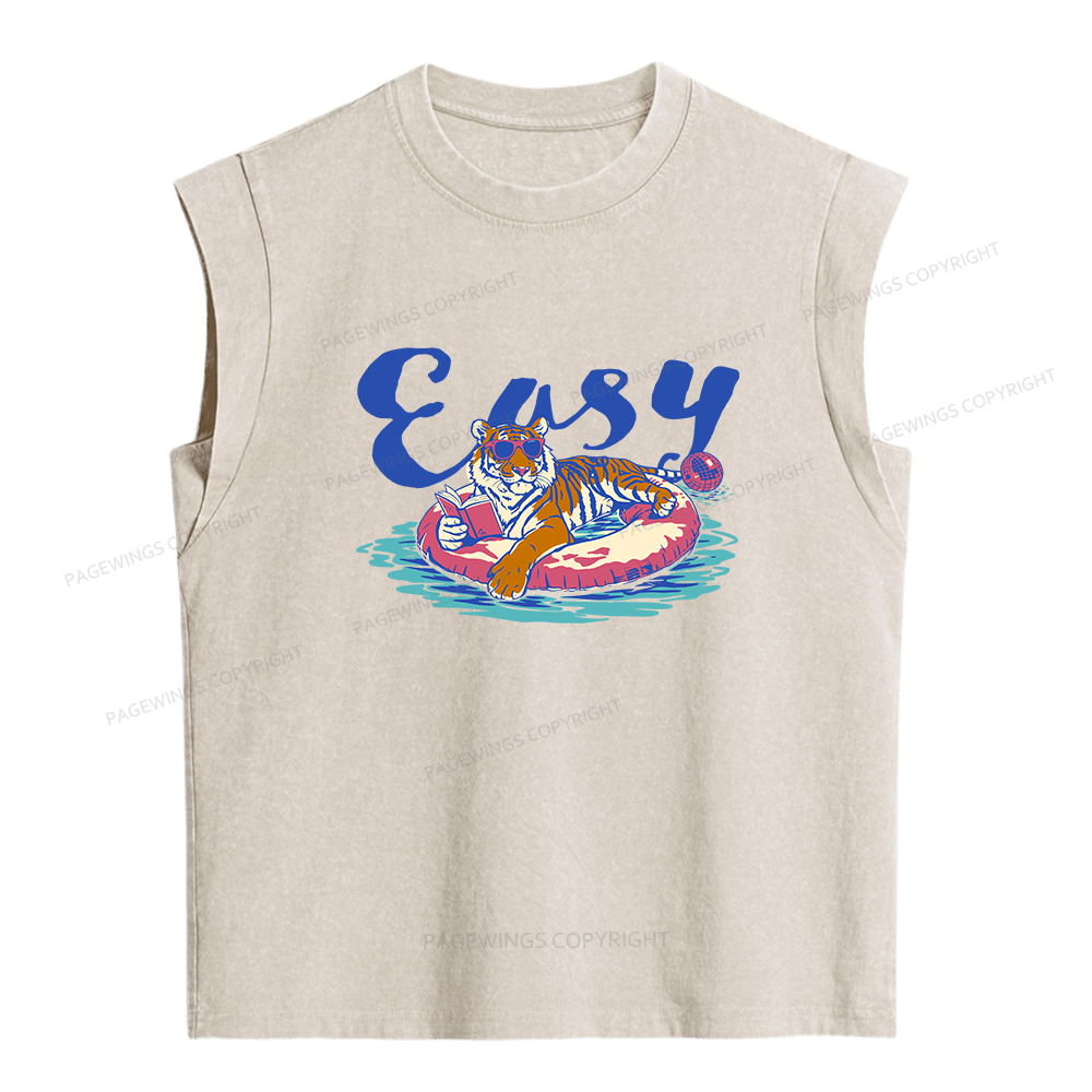 Pagewings Summer Reading Women's Washed Tank Top