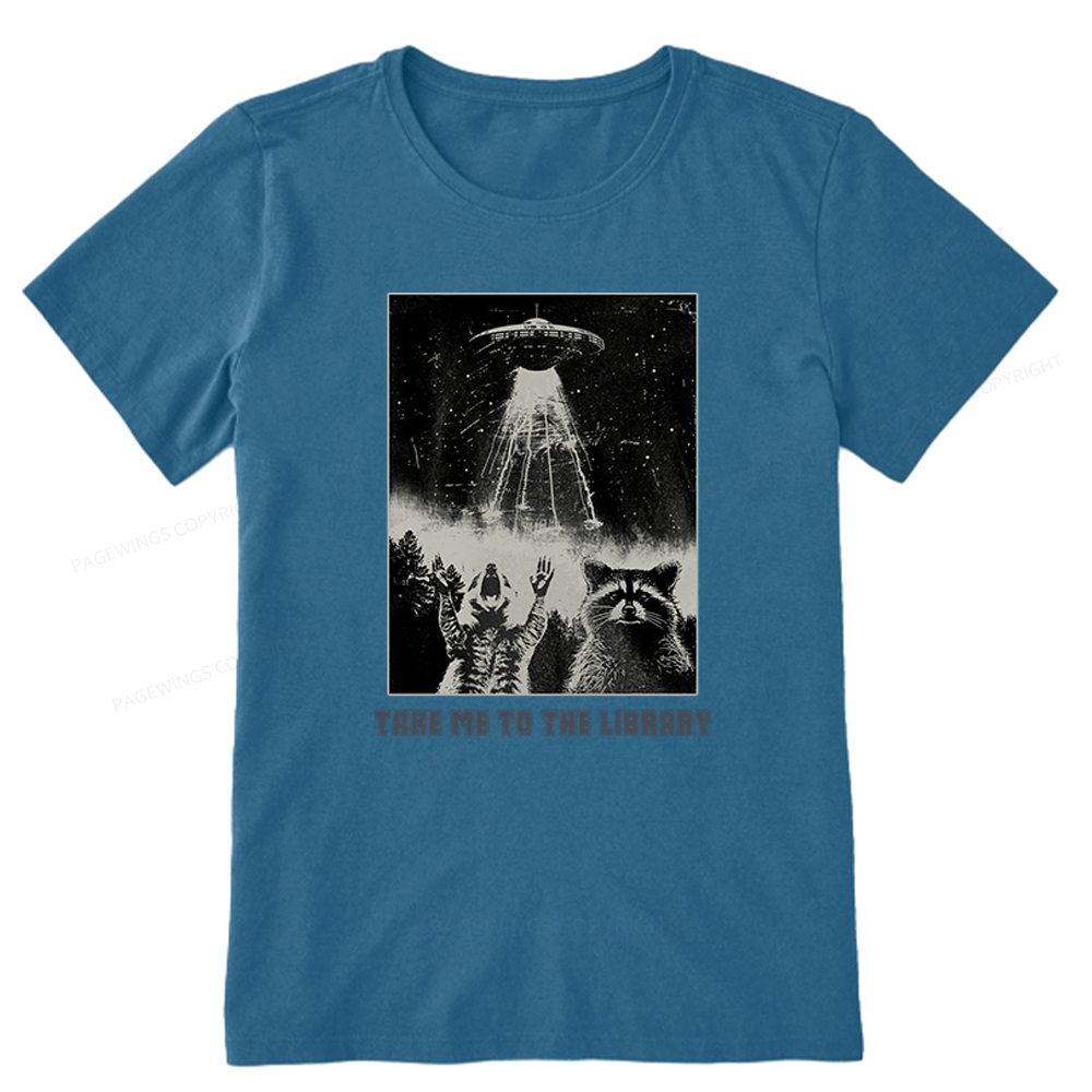 Pagewings Take Me To The Library Unisex Classic T-shirt