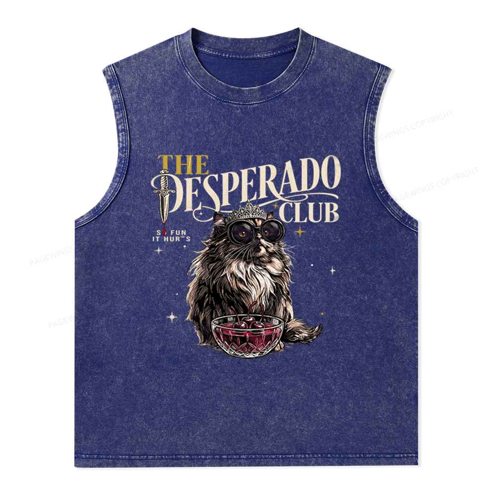 Pagewings Desperado Club Unisex Washed Tank Top