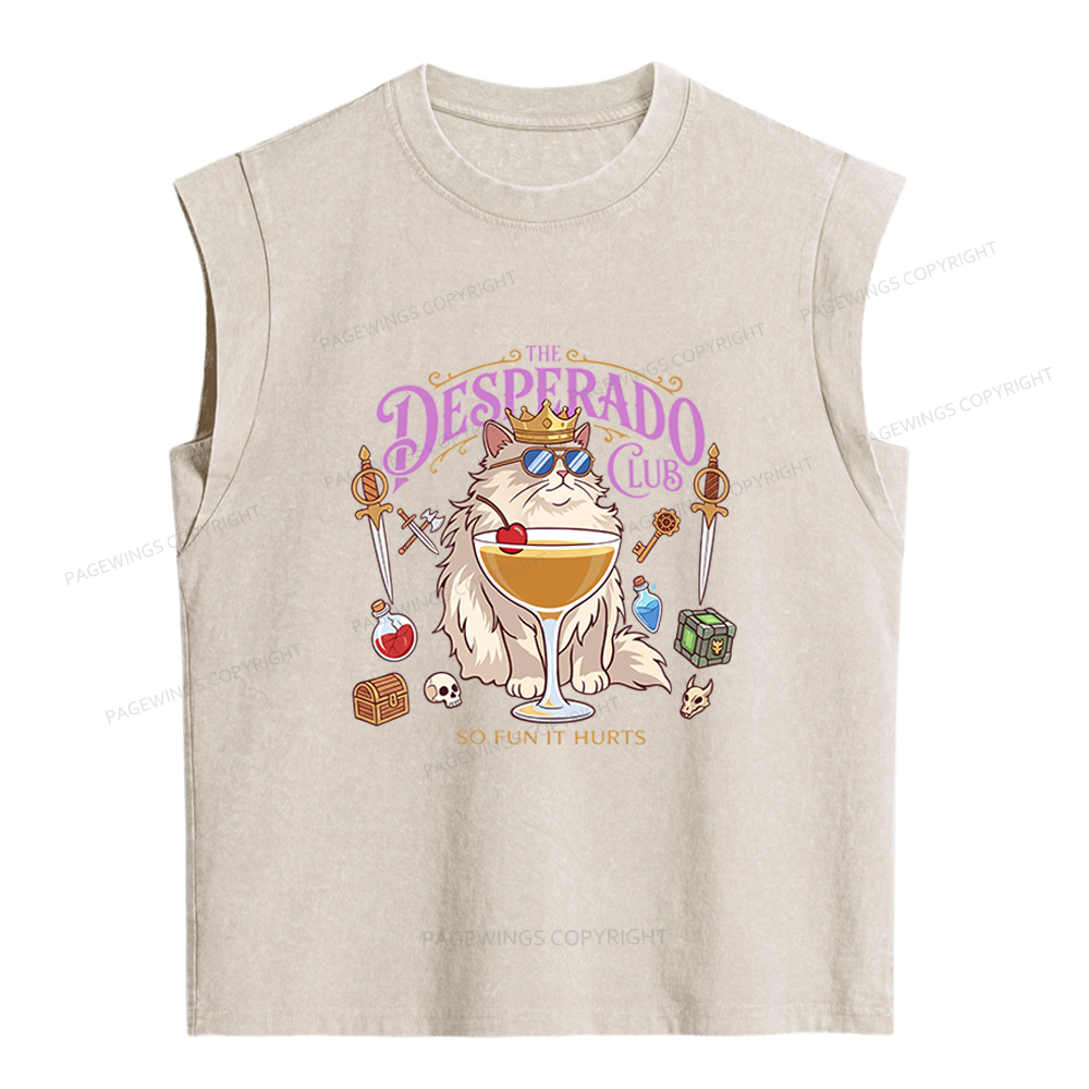 Pagewings Desperado Club Women's Washed Tank Top