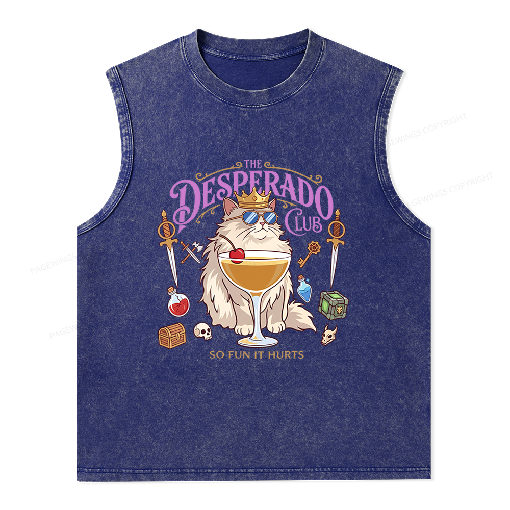 Pagewings Desperado Club Unisex Washed Tank Top
