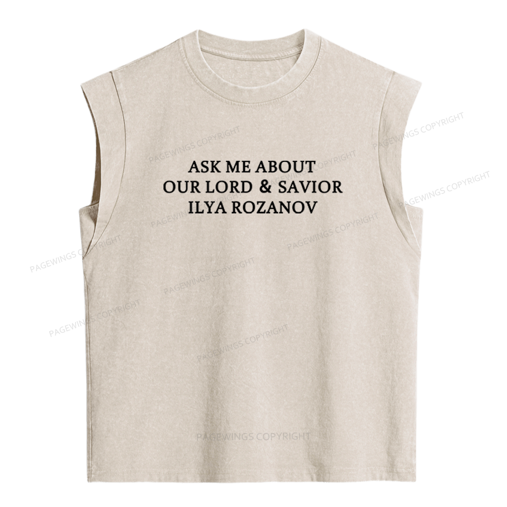 Pagewings Romance Lover Women's Washed Tank Top