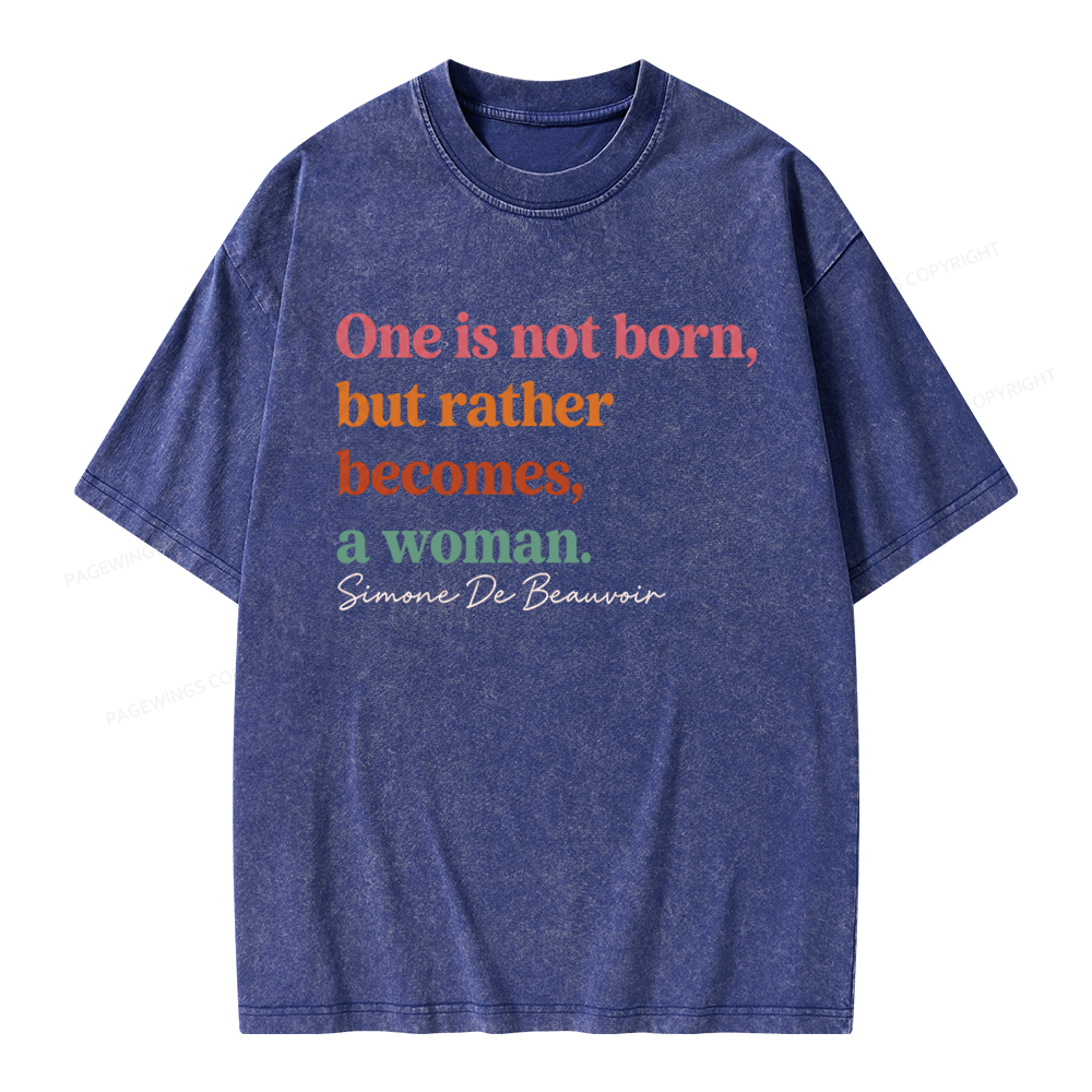 Pagewings Feminism Unisex Washed T-shirt