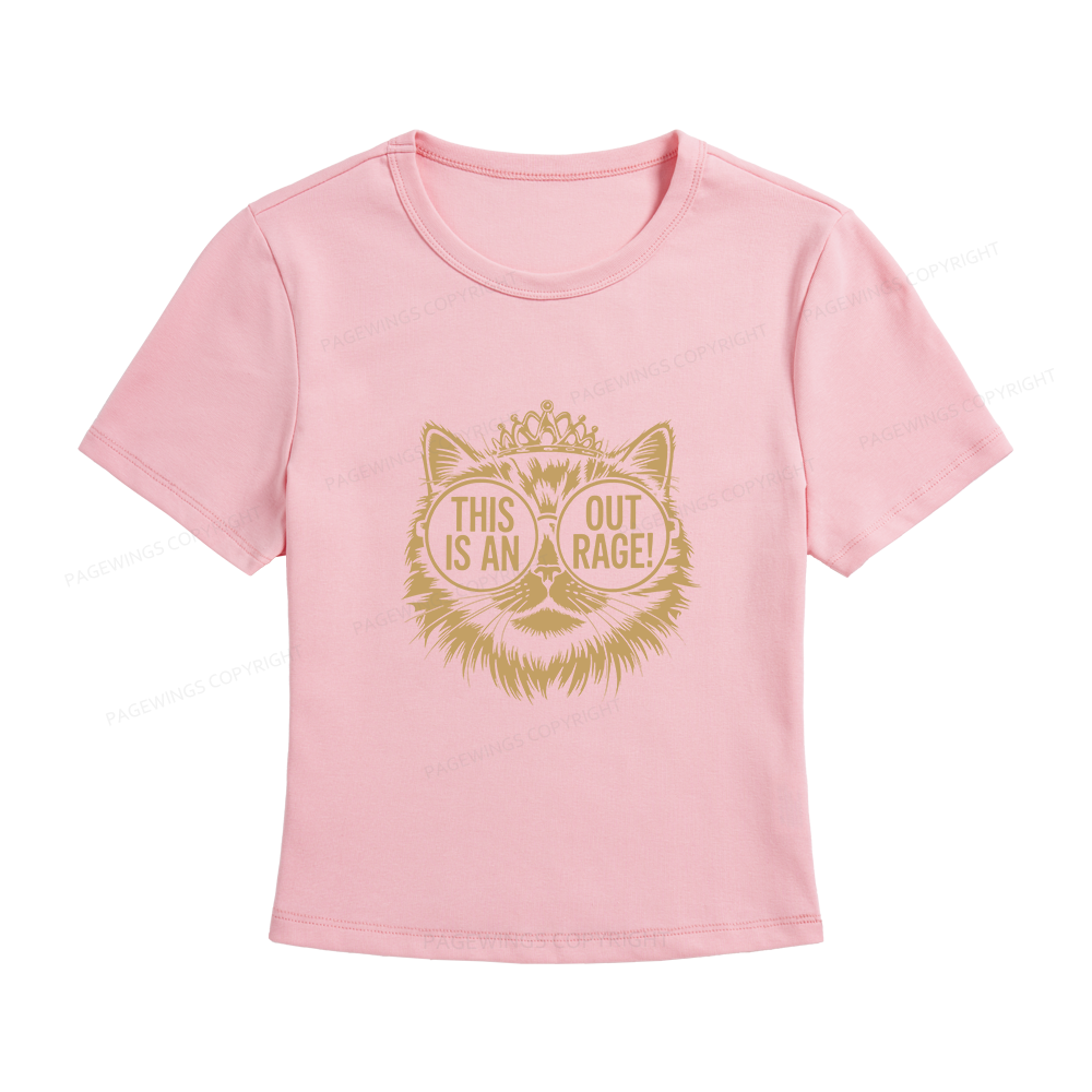 Pagewings This Is An Outrage Women's Baby Tee