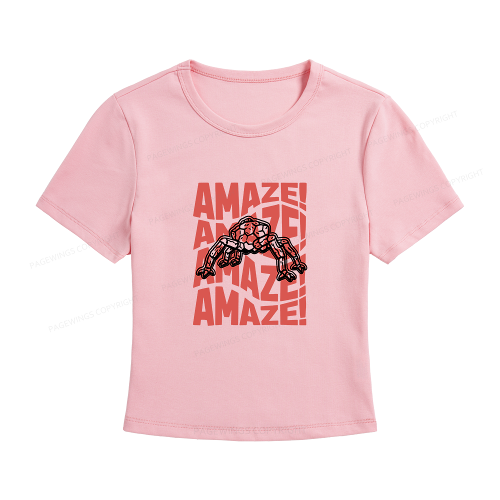 Pagewings Space Women's Baby Tee