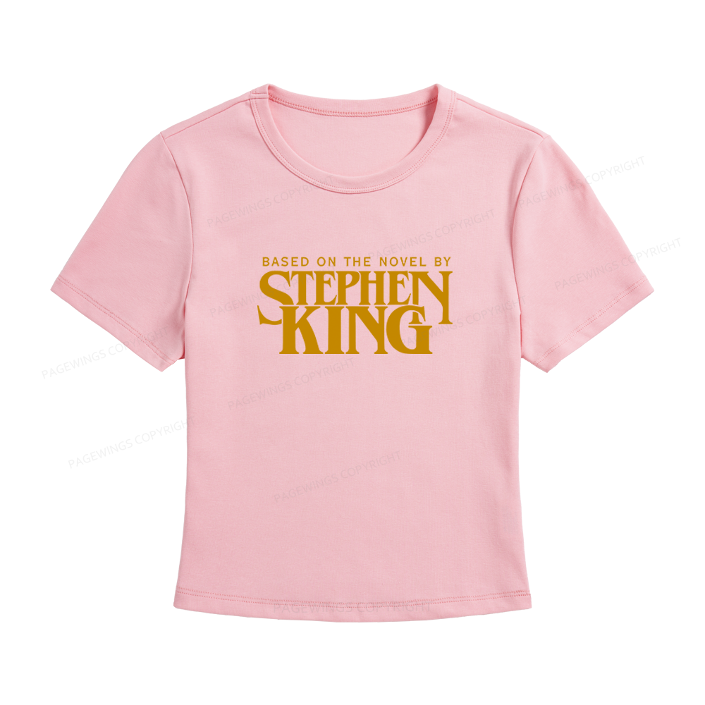 Pagewings Based On A Novel By Horror Writer Women's Baby Tee