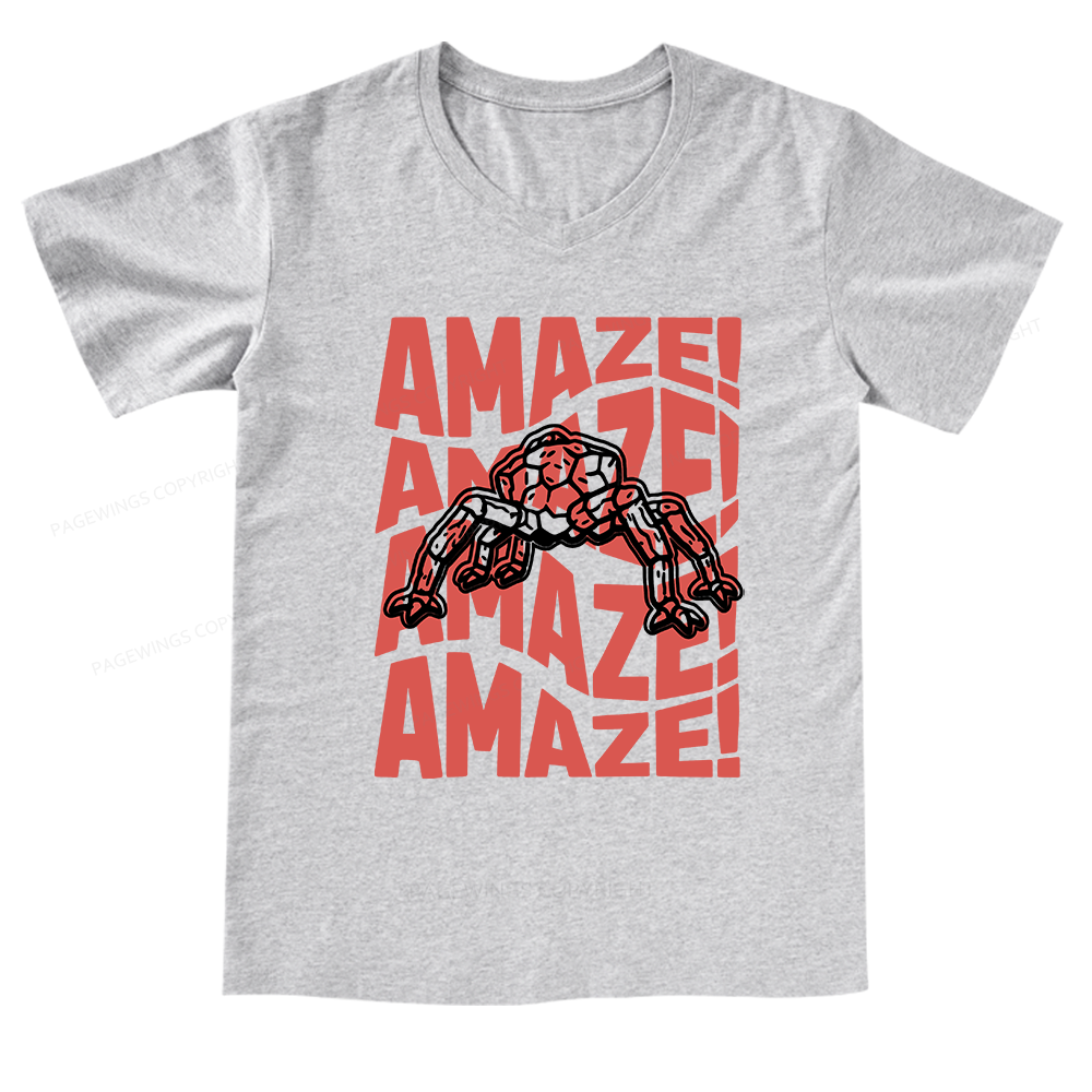 Pagewings Space V-neck T-shirt
