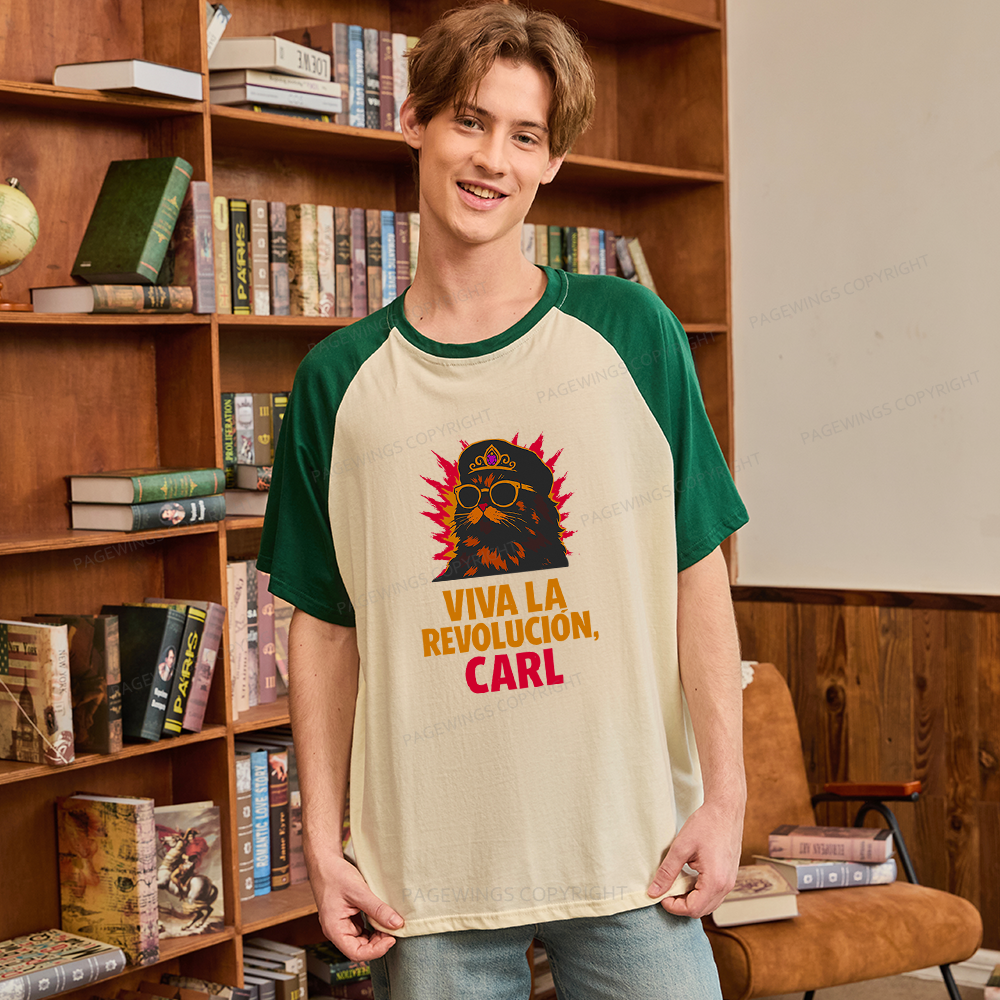 Pagewings Viva La Revolucion Raglan T-shirt