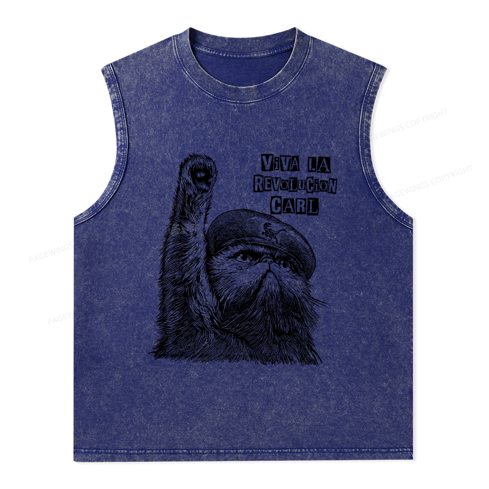 Pagewings Sci-Fi Book Lover Unisex Washed Tank Top