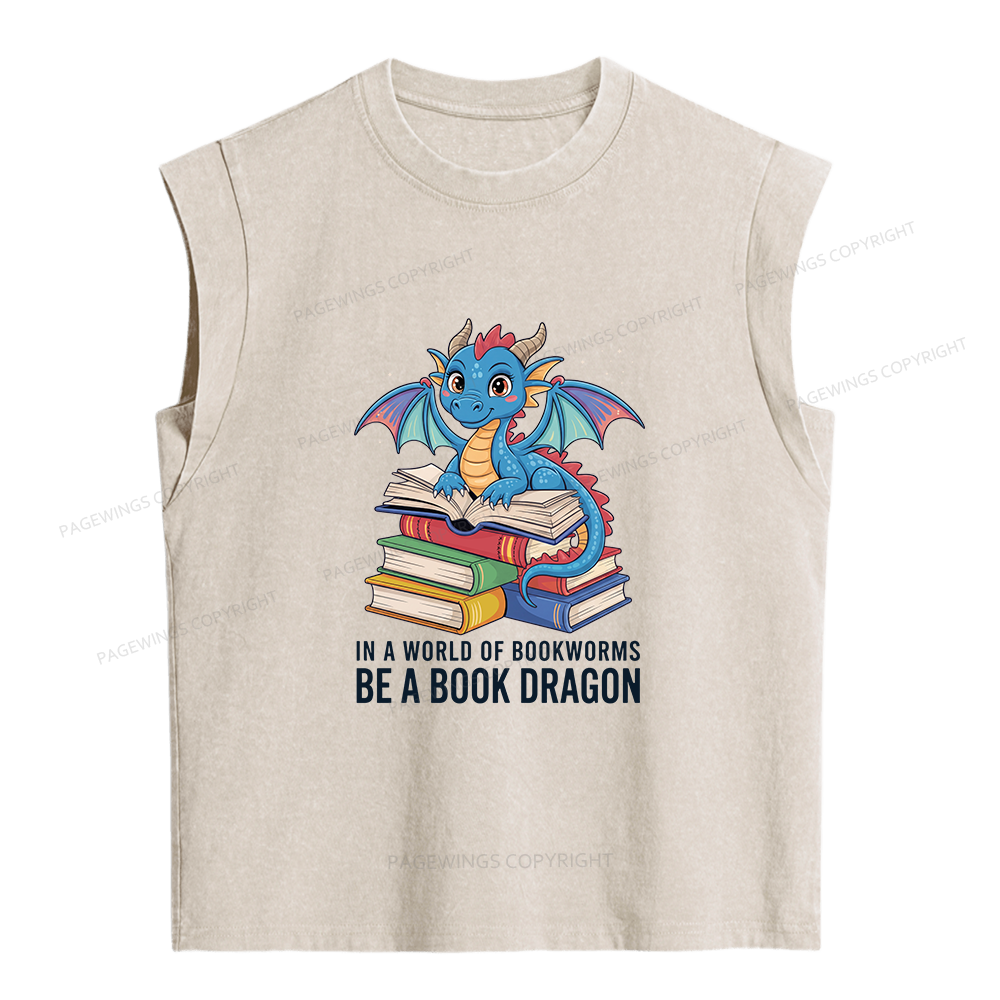 Pagewings Bookworms Women's Washed Tank Top