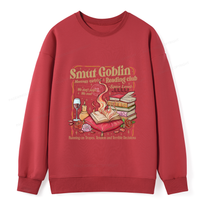 Pagewings Smut Goblin Dark Romance Bookish Unisex Classic Sweatshirt