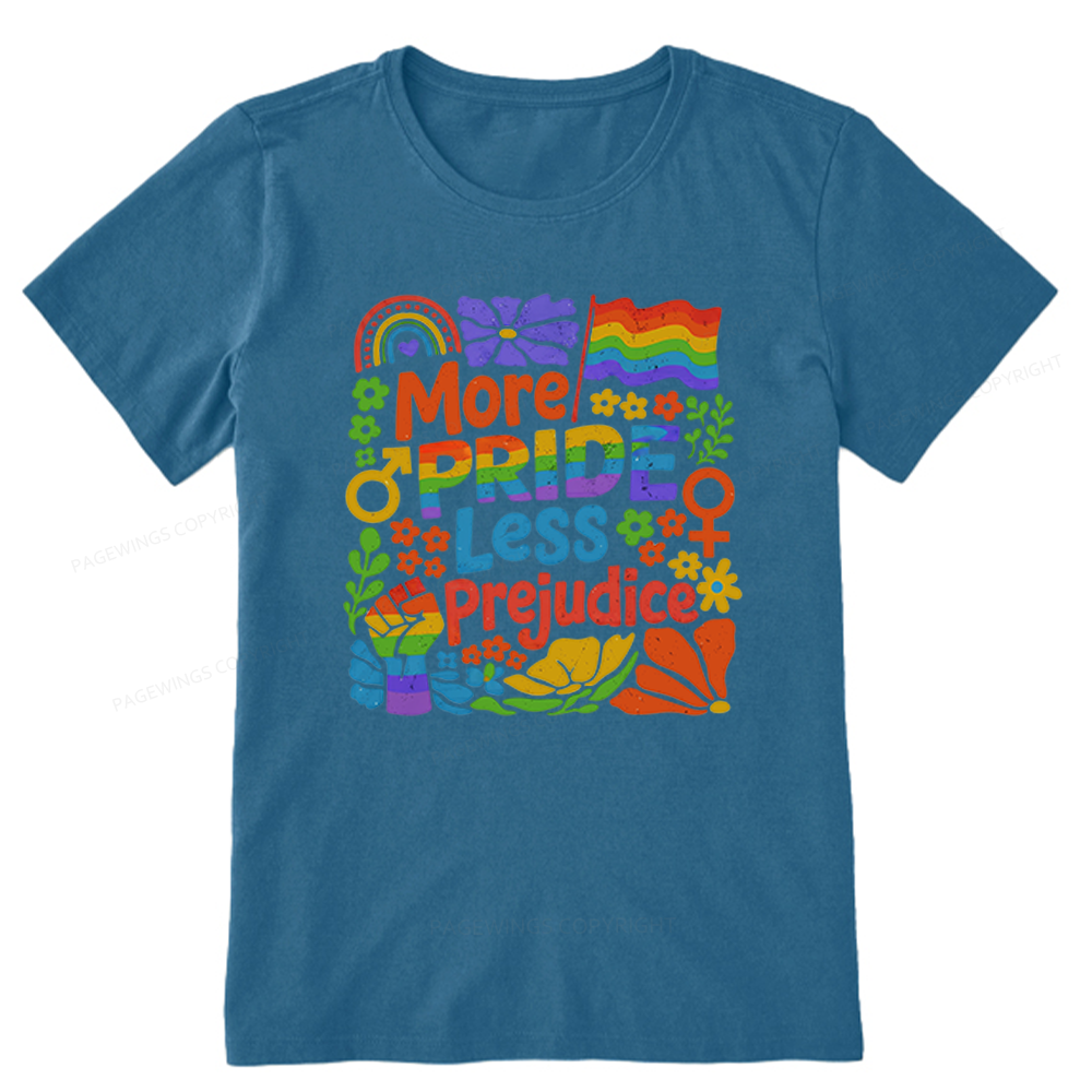 Pagewings More Pride Less Prejudice Unisex Classic T-shirt