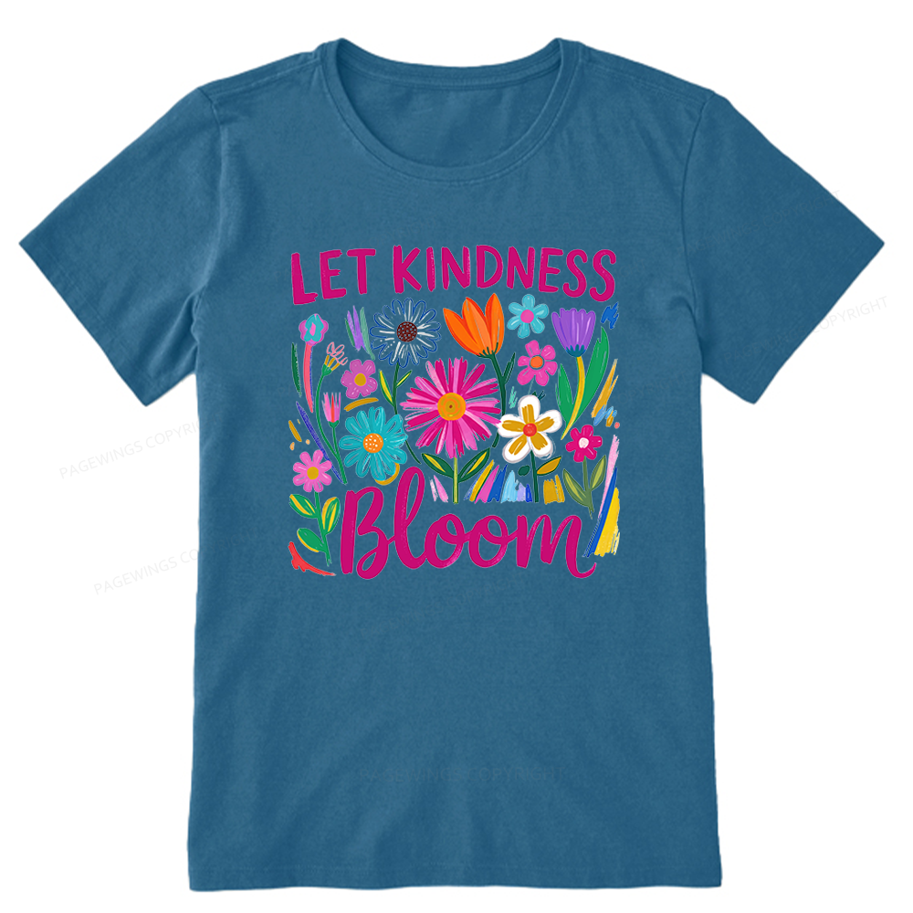 Pagewings Let Kindness Bloom Unisex Classic T-shirt