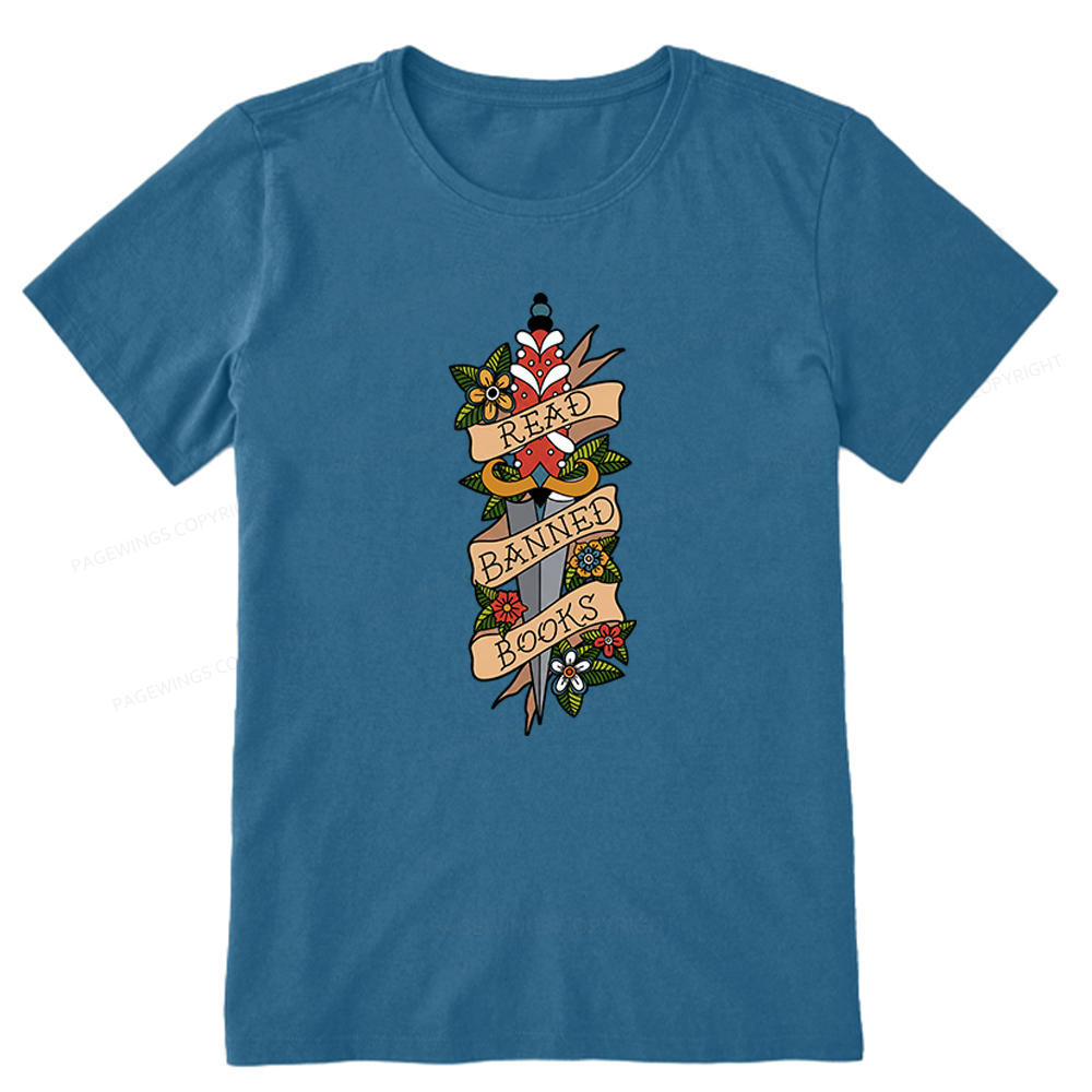 Pagewings Banned Books Unisex Classic T-shirt