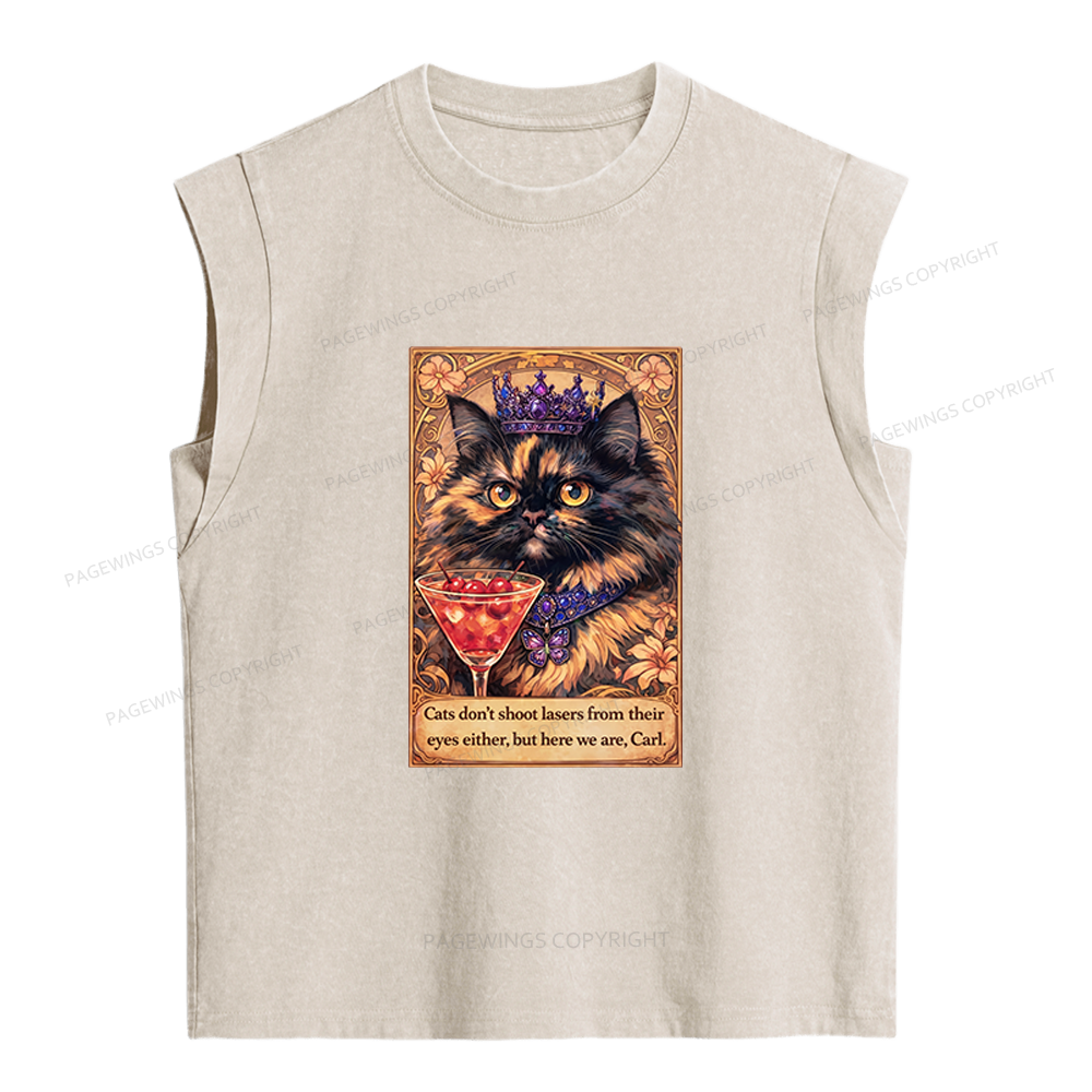 Pagewings Princess Donut Bloom Women's Washed Tank Top