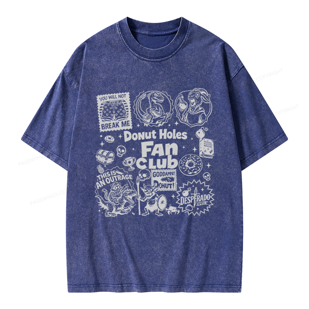 Pagewings Sci-Fi Novel Lover Unisex Washed T-shirt