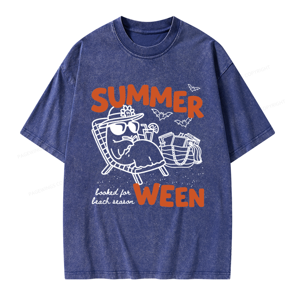 Pagewings Summerween Unisex Washed T-shirt