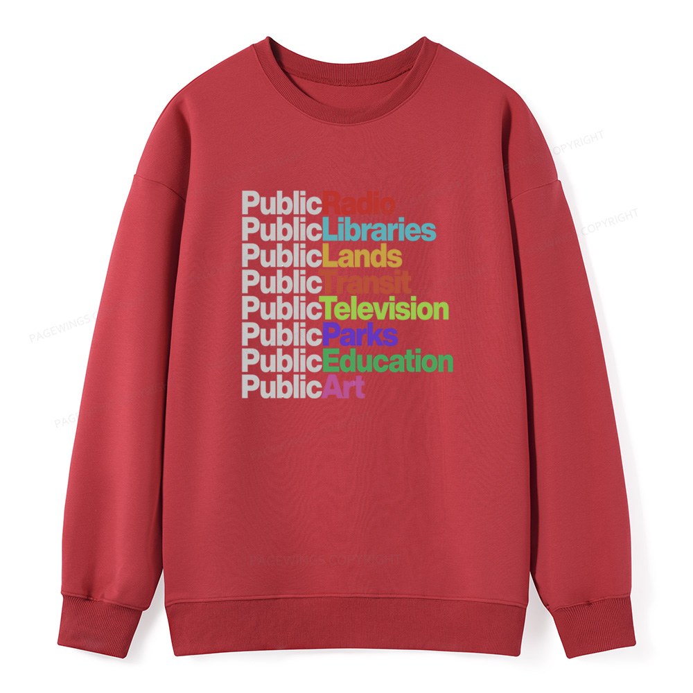 Pagewings Public Libraries Unisex Classic Sweatshirt