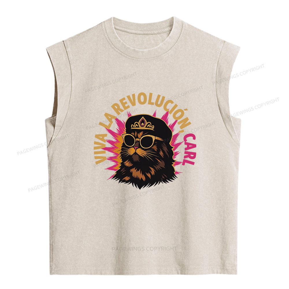 Pagewings Sci-Fi Novel Lover Women's Washed Tank Top