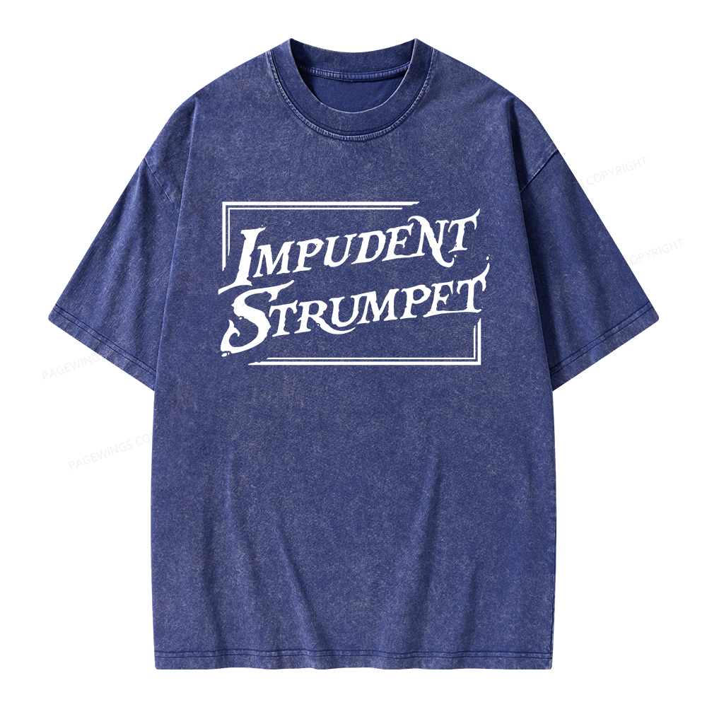 Pagewings Impudent Strumpet Unisex Washed T-shirt