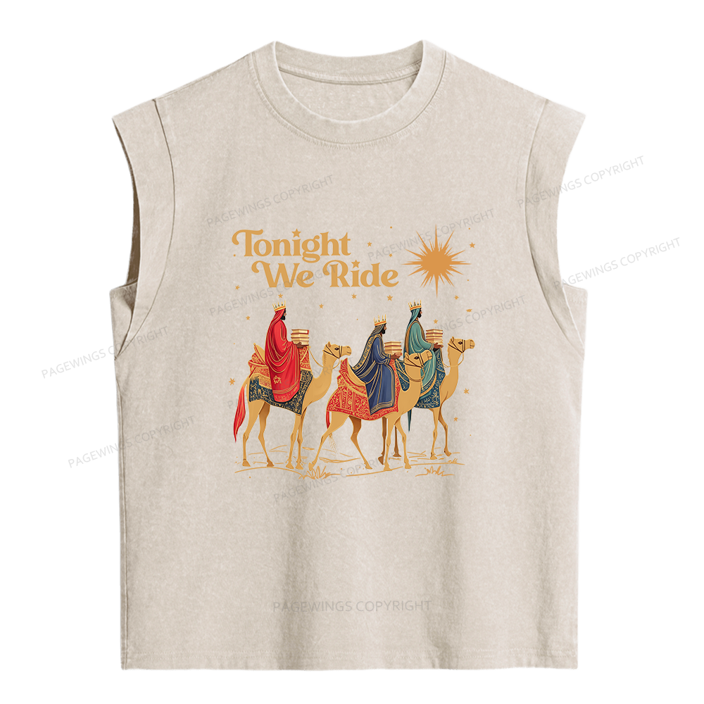 Pagewings Tonight We Ride Women's Washed Tank Top