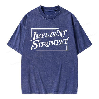 Pagewings Impudent Strumpet Unisex Washed T-shirt