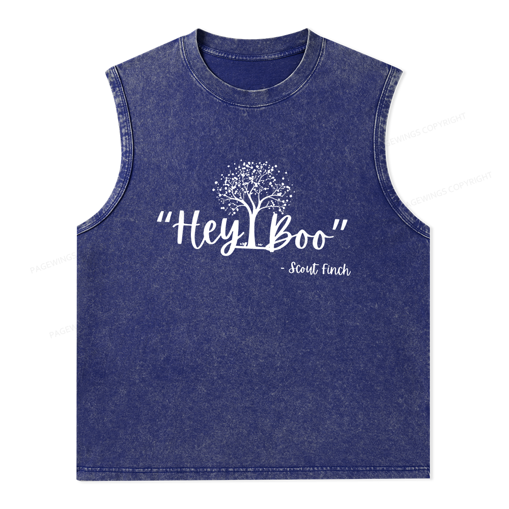 Pagewings To Kill a Mockingbird Unisex Washed Tank Top