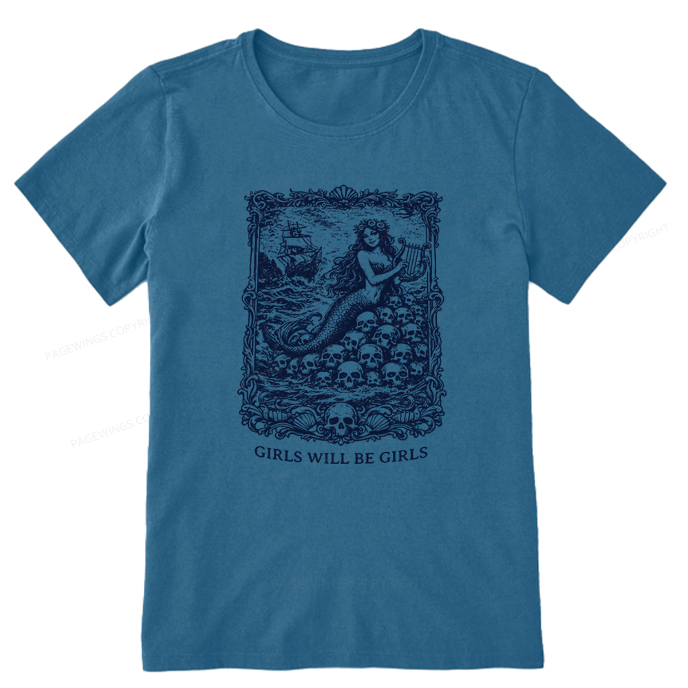 Pagewings Girls Will Be Girls Unisex Classic T-shirt