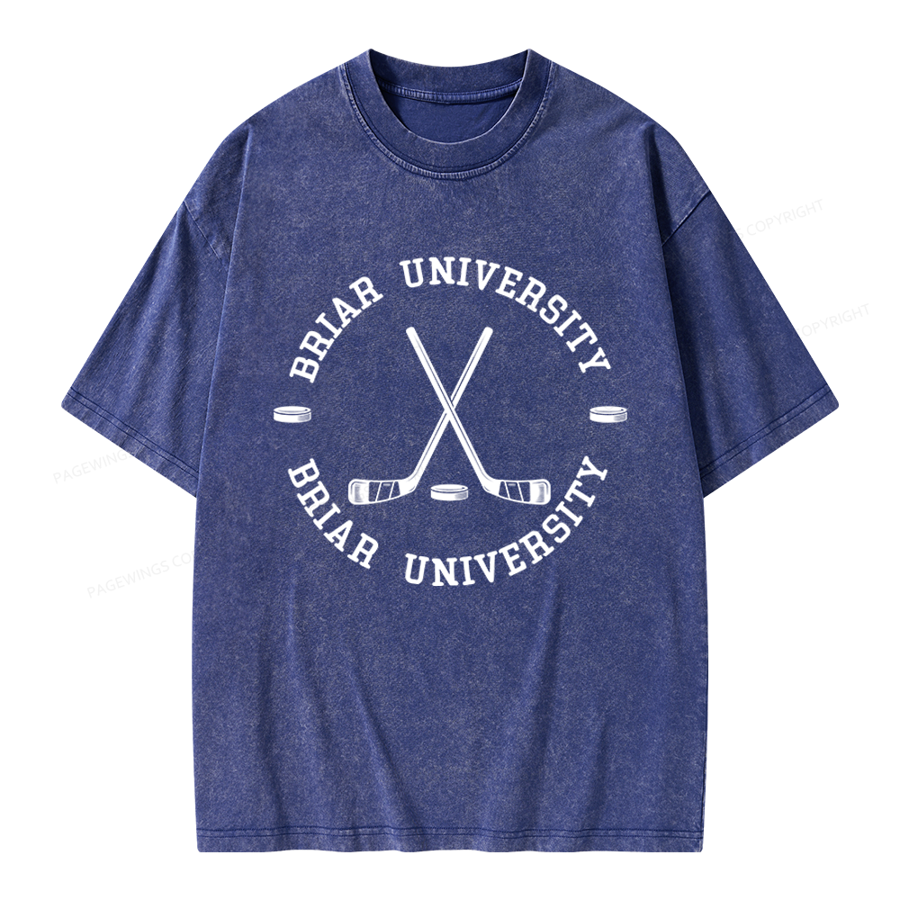Pagewings Hockey Romance Unisex Washed T-shirt
