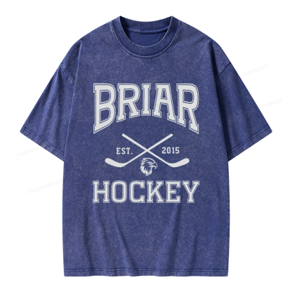 Pagewings Hockey Romance Unisex Washed T-shirt