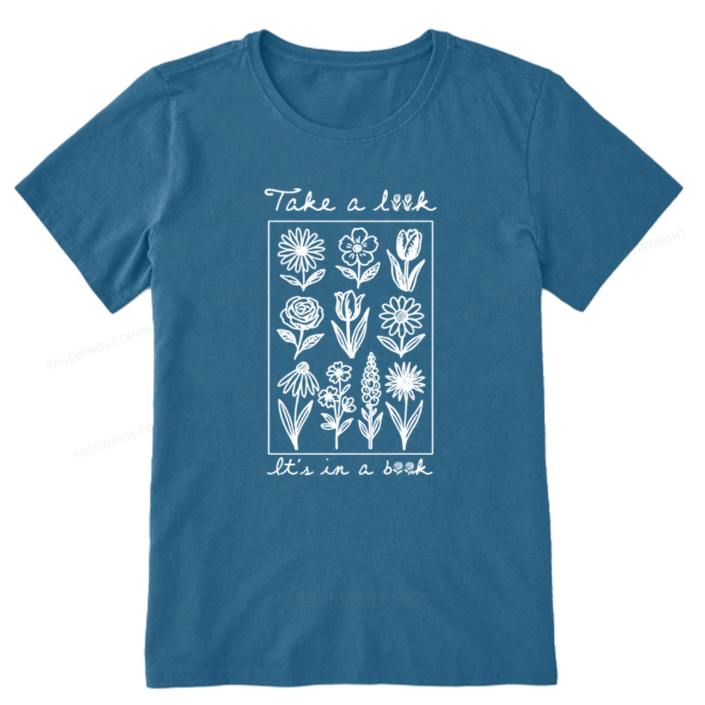 Pagewings Take A Look It’s In A Book Unisex Classic T-shirt