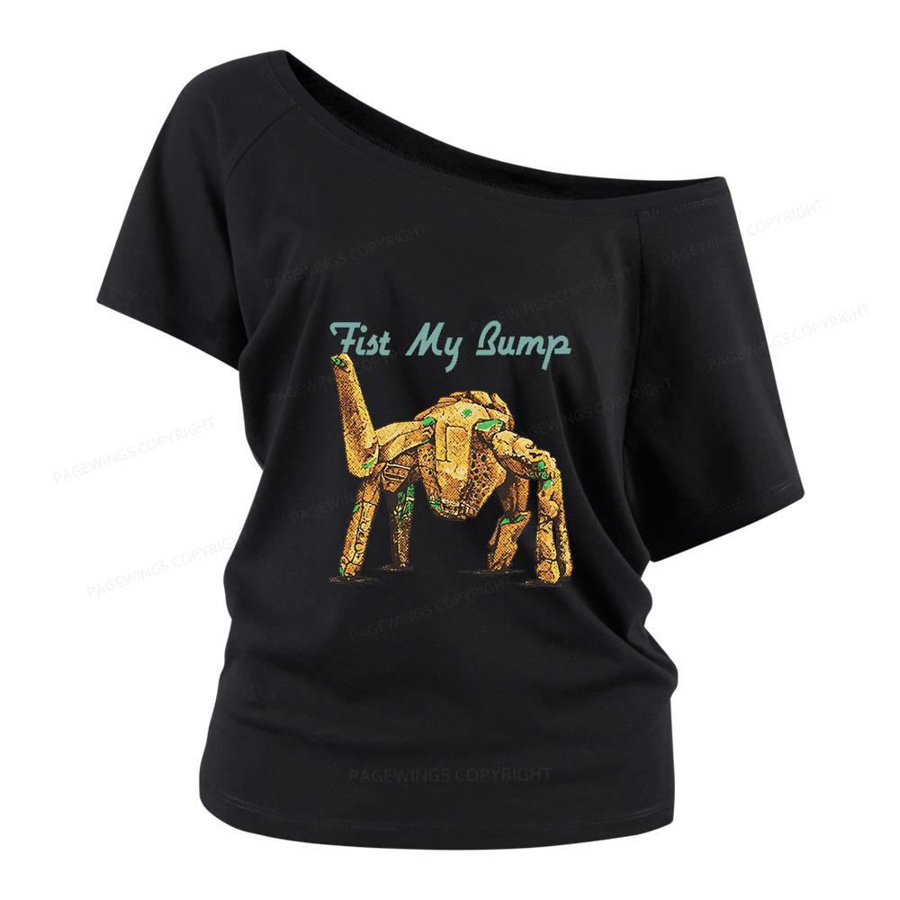 Pagewings Read Sci-Fi Women Off Shoulder T-shirts