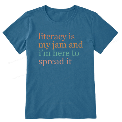 Pagewings Literacy Is My Jam Unisex Classic T-shirt