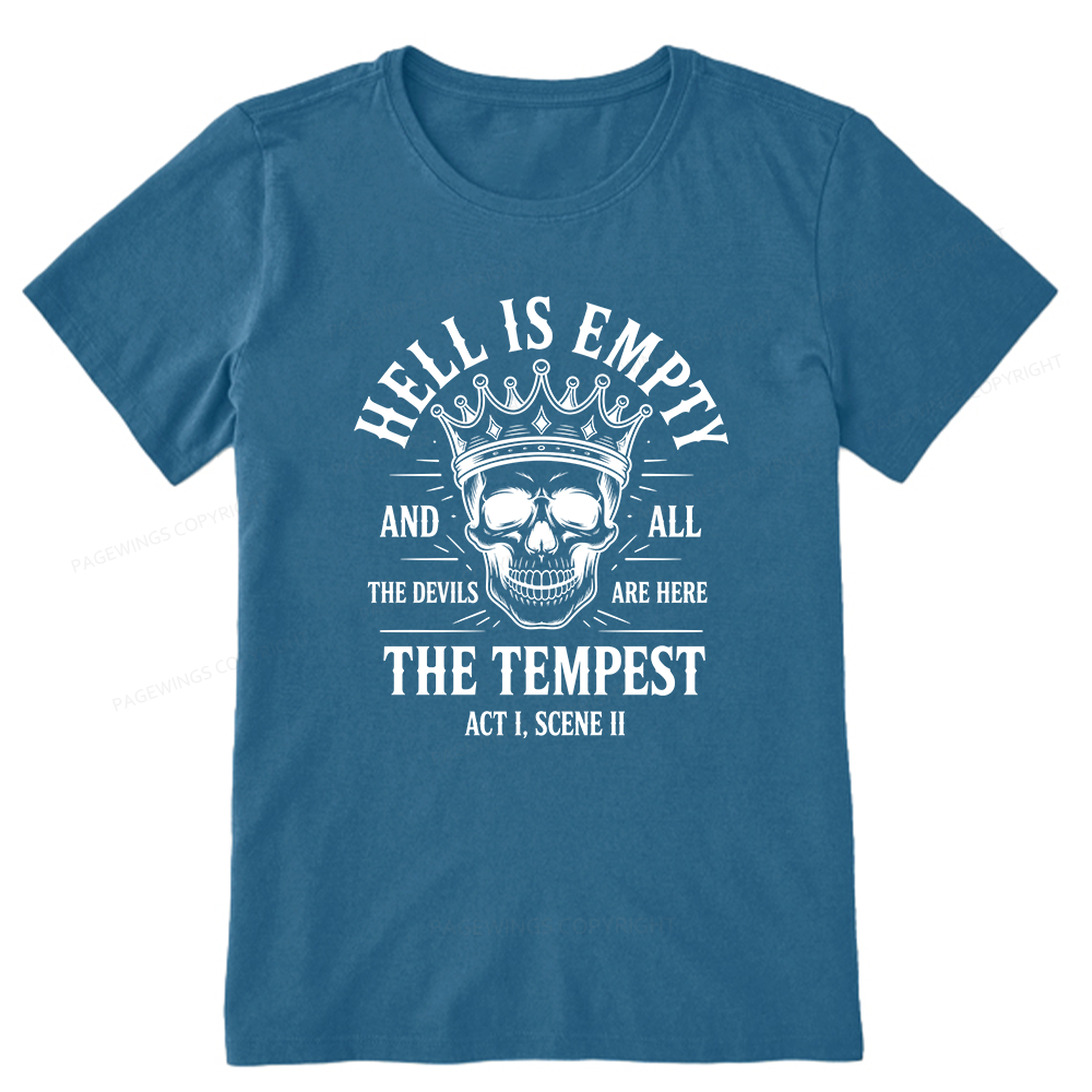 Pagewings Hell is Empty And All The Devils Are Here Unisex Classic T-shirt