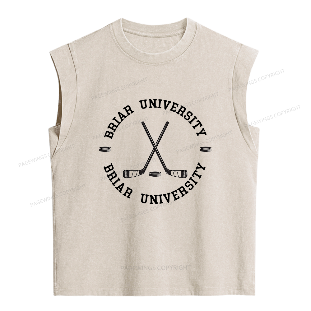 Pagewings Hockey Romance Women's Washed Tank Top