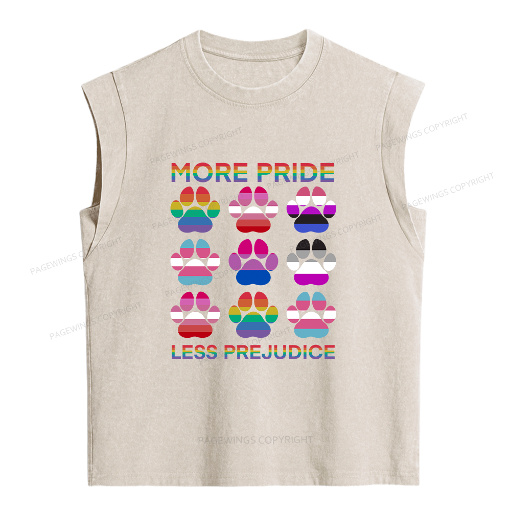 Pagewings Pride Paw Women's Washed Tank Top