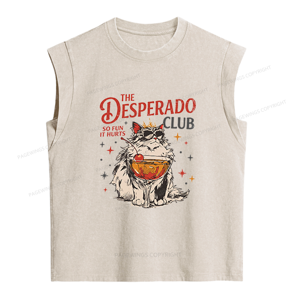 Pagewings Desperado Club Women's Washed Tank Top
