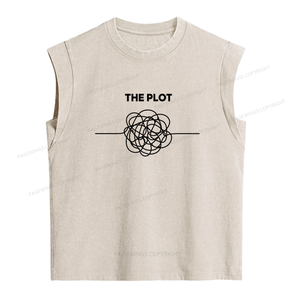 Pagewings The Plot Women's Washed Tank Top