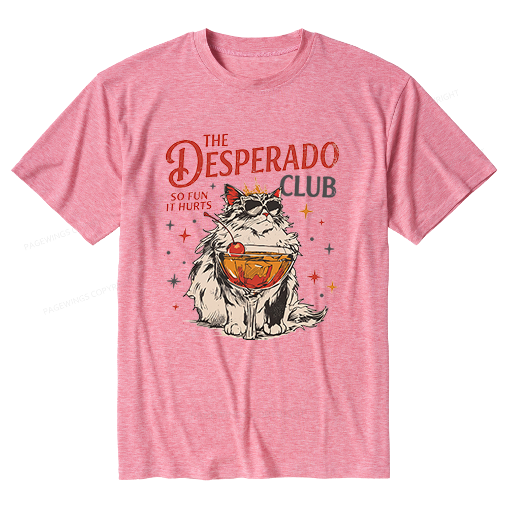 Pagewings Soft Desperado Club Unisex Heather T-Shirt